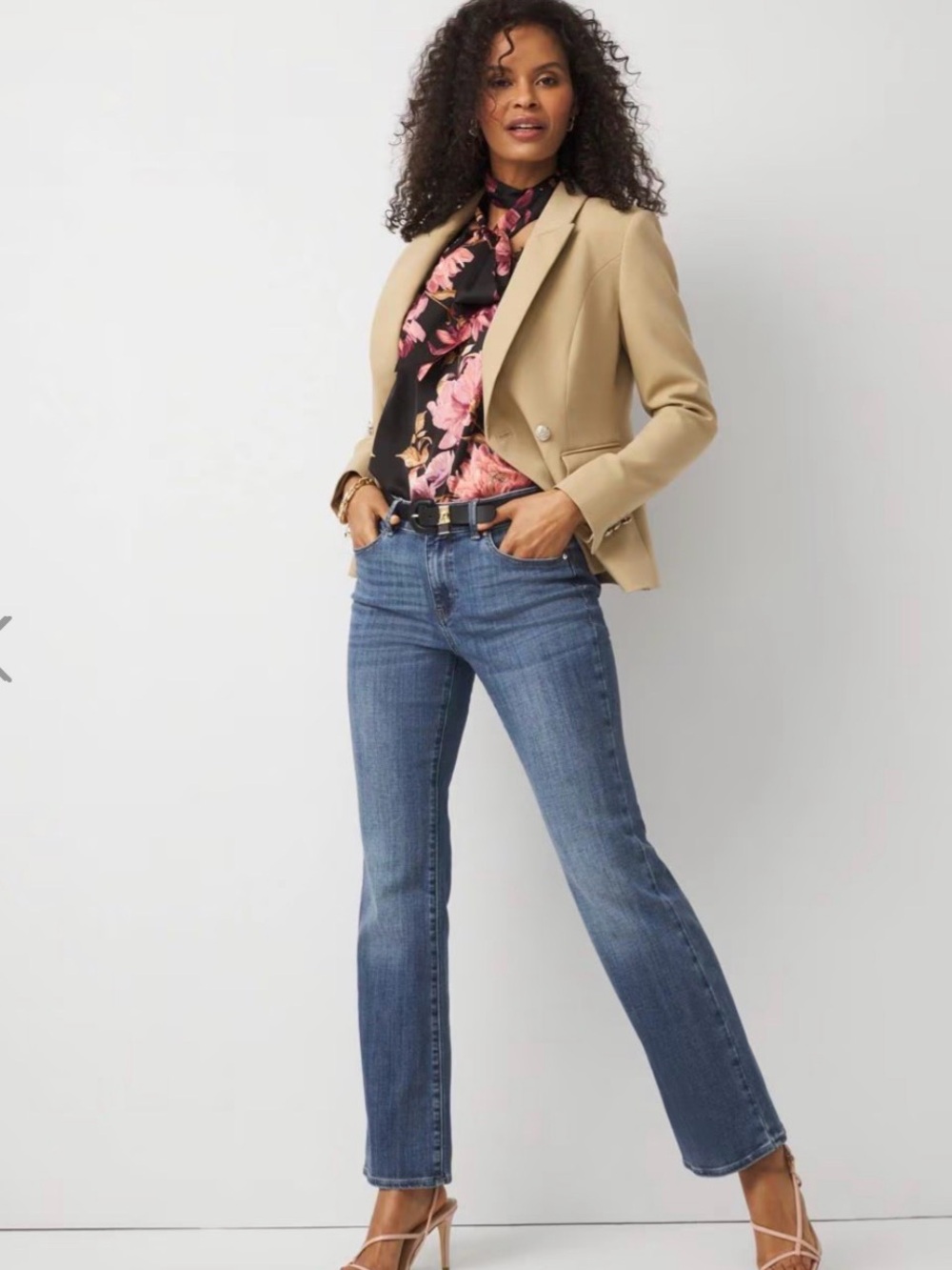 WHBM -Blue Straight-Leg Women’s Jeans
